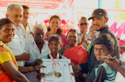 Thalai Aruvai Sutru Silambam on an Ice Bar