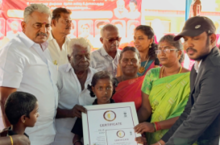 One-Leg Rope-Tied Silambam Rotation